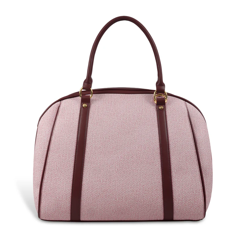 Magnolia Elegant Leatherette Handbag for Women with Detachable Strap - Image 1
