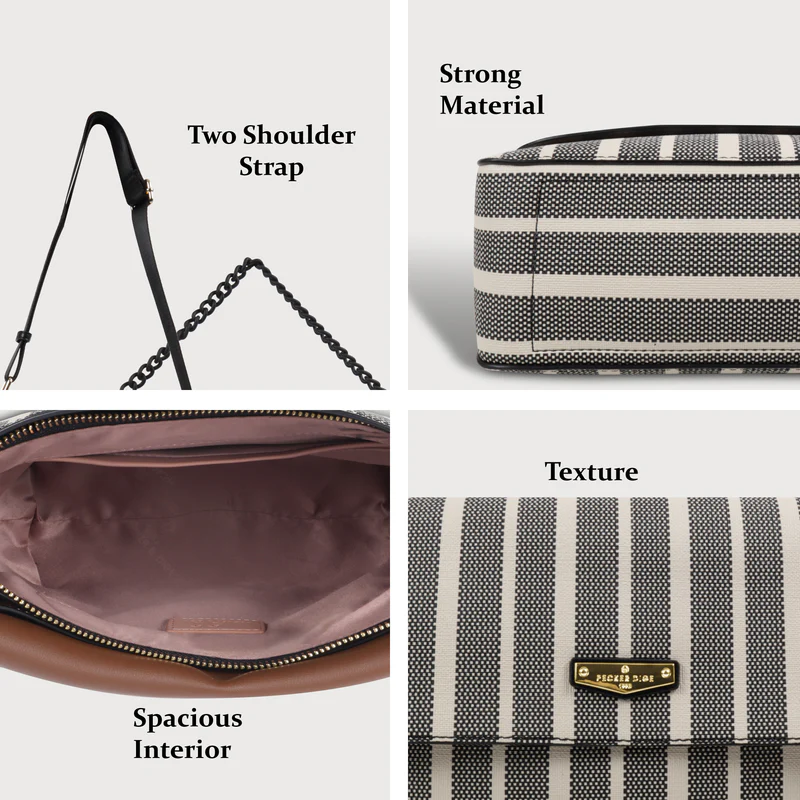 Zebra Stripe Sling Bag - Image 4