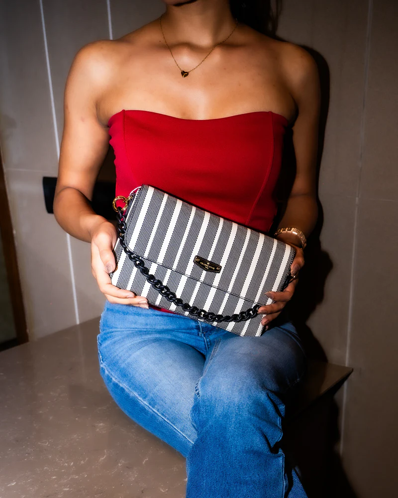 Zebra Stripe Sling Bag - Image 5